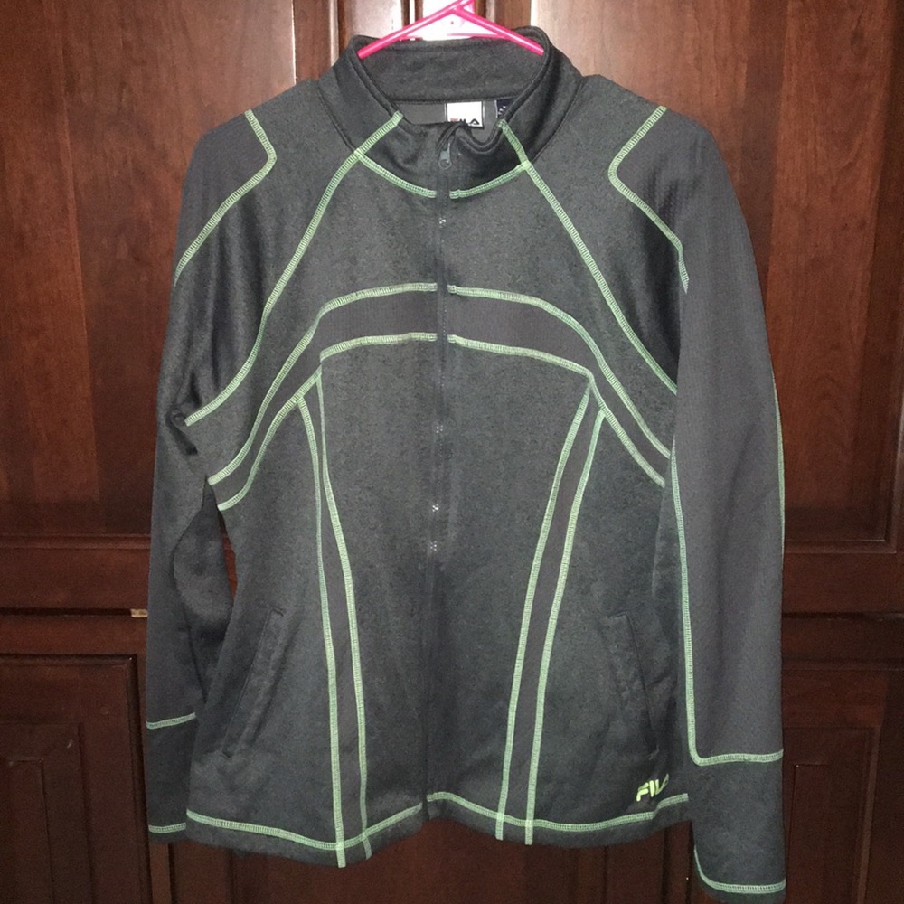 NEVER WORN Fils sports grey and neon jacket